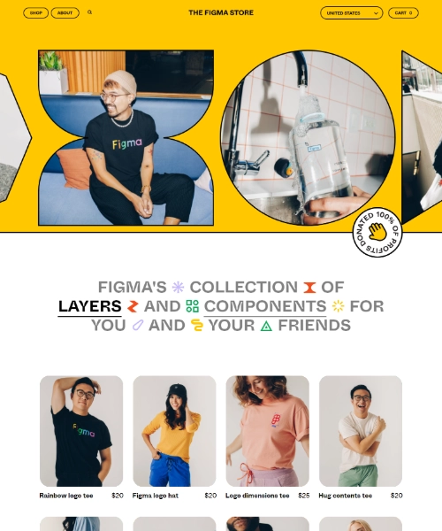Figma Merch - (clone) project preview
